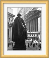 George Washington Statue, New York Stock Exchange, Wall Street, Manhattan, New York City, USA Fine Art Print