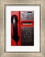Close-up of a pay phone Fine Art Print
