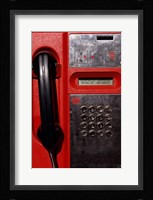 Close-up of a pay phone Fine Art Print
