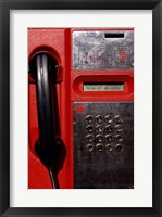 Close-up of a pay phone Fine Art Print