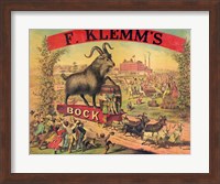 F. Klems Bock Beer Fine Art Print