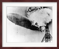 Hindenburg Burning Fine Art Print