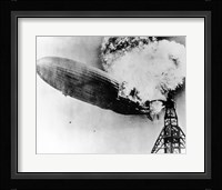 Hindenburg Burning Fine Art Print