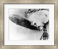 Hindenburg Burning Fine Art Print