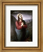 Christ Praying in Gethsemane Christian Schleisner (1810-1882) Fine Art Print