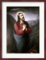 Christ Praying in Gethsemane Christian Schleisner (1810-1882) Fine Art Print