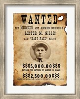 Baby Face Nelso Wanted Poster Fine Art Print