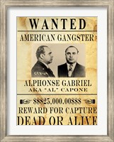 Al Capone Wanted Poster Fine Art Print