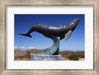 Gray Whale Statue Cabrillo National Monument California USA Fine Art Print