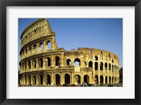 Low angle view of a coliseum, Colosseum, Rome, Italy Landscape Framed Print