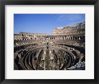 High angle view of a coliseum, Colosseum, Rome, Italy Fine Art Print