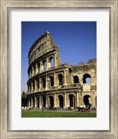 Low angle view of a coliseum, Colosseum, Rome, Italy Vertical Fine Art Print