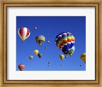 Hot Air Balloons Floating Away Fine Art Print