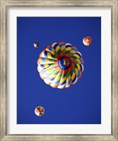 View of Hot Air Balloons from Underneath Fine Art Print
