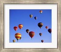 Large Group of Hot Air Balloons Flying Fine Art Print