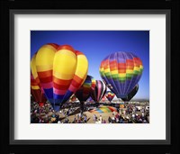 Hot air balloons at the Albuquerque International Balloon Fiesta, Albuquerque, New Mexico, USA Fine Art Print