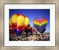 Hot air balloons at the Albuquerque International Balloon Fiesta, Albuquerque, New Mexico, USA Fine Art Print