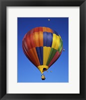 Hot air balloons rising, Albuquerque International Balloon Fiesta, Albuquerque, New Mexico, USA Fine Art Print