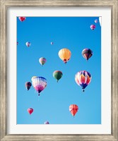 Bunch of Hot Air Balloons in the Blue Sky Fine Art Print