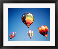 Hot Air Balloons Floating Away Fine Art Print