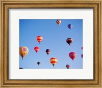 Hot Air Balloons in a Faded Sky Fine Art Print