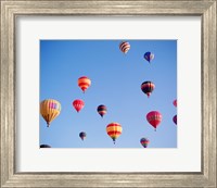 Hot Air Balloons in a Faded Sky Fine Art Print