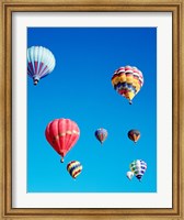 Low Angle View of Hot Air Balloons Fine Art Print