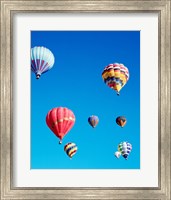 Low Angle View of Hot Air Balloons Fine Art Print