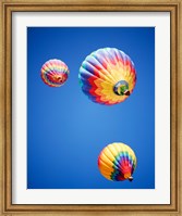 Three Hot Air Balloons from Below Fine Art Print