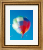 Blur view of a hot air balloon in the sky, Albuquerque, New Mexico, USA Fine Art Print