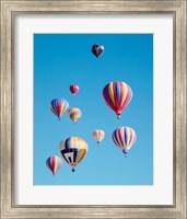 Group of Colorful Hot Air Balloons Fine Art Print