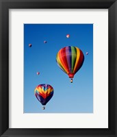 Hot Air Balloons Going Up, Up and Away Fine Art Print