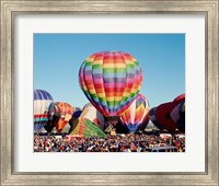 Hot air balloons at Albuquerque Balloon Fiesta, Albuquerque, New Mexico, USA Fine Art Print