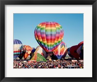 Hot air balloons at Albuquerque Balloon Fiesta, Albuquerque, New Mexico, USA Fine Art Print