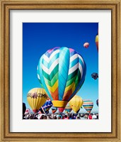 Hot air balloons taking off, Albuquerque International Balloon Fiesta, New Mexico Fine Art Print