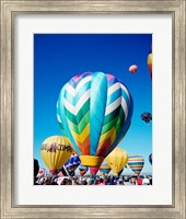 Hot air balloons taking off, Albuquerque International Balloon Fiesta, New Mexico Fine Art Print