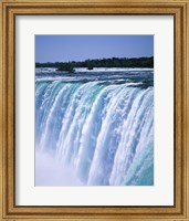 Water flowing over Niagara Falls, Ontario, Canada Fine Art Print