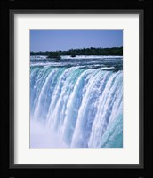 Water flowing over Niagara Falls, Ontario, Canada Fine Art Print