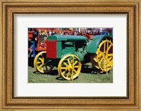Old fashioned tractor at Farmers Market, San Juan Capistrano, California, USA Fine Art Print