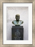 JFK Bust by Evangelos Frudakis at Kennedy Plaza, Boardwalk, Atlantic City, New Jersey, USA Fine Art Print