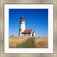 Low angle view of a lighthouse, Cape Blanco Lighthouse, Cape Blanco State Park, Oregon, USA Fine Art Print