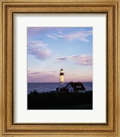 Portland Head Lighthouse Vertical Cape Elizabeth Maine USA Fine Art Print