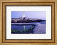 Peggy's Cove Lighthouse, Peggy's Cove, Nova Scotia, Canada Fine Art Print