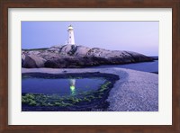 Peggy's Cove Lighthouse, Peggy's Cove, Nova Scotia, Canada Fine Art Print