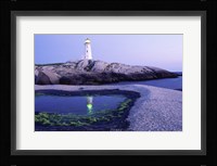 Peggy's Cove Lighthouse, Peggy's Cove, Nova Scotia, Canada Fine Art Print