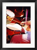 Man playing the drums Fine Art Print