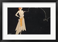 Woman Smoking Framed Print