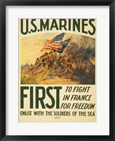 Enlist with the Soilders of the Sea Fine Art Print