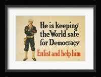 Keeping the World Safe Fine Art Print