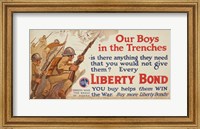 Our Boys in the Trenches Fine Art Print